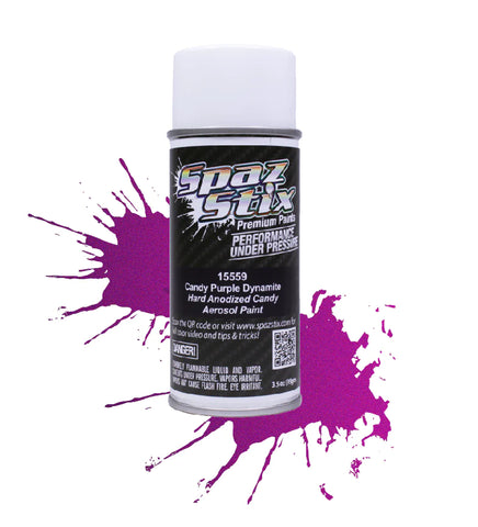 Spaz Stix Candy Purple Dynamite Aerosol Paint 3.5oz  15559