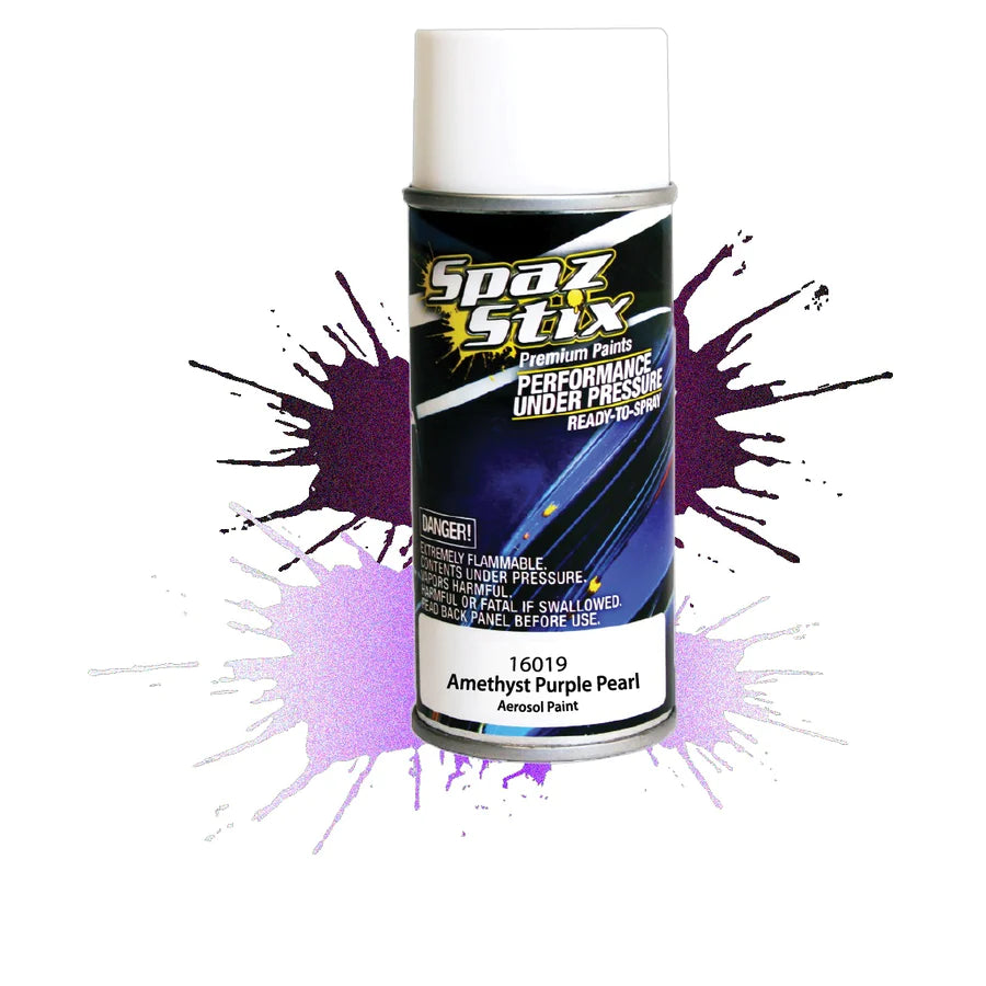 SPAZ STIX - AMETHYST PURPLE PEARL AEROSOL PAINT, 3.5OZ CAN – TandemRC