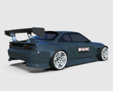 24K RC Technology 1/10 James Deane Nissan S14.9 Drift Body (Clear) (257mm Wheelbase)