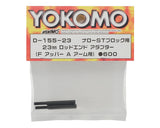 Yokomo 23mm Rod End Adapter (2) (Narrow Steering)