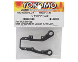 Yokomo MD1.0/2.0 Graphite Rear Lower Suspension Arm (Left)