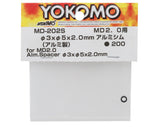 Yokomo MD 2.0 3x5x2.0mm Aluminum Spacer