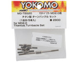 Yokomo MD 2.0 Titanium Turnbuckle Set