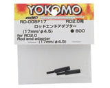 Yokomo RD2.0 Rod End Adapter (2) (17mm/4.5D)