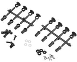 Yokomo Aluminum SLF Big Bore Kashima Coated Drift Shocks Set (Black)