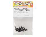 Yokomo 3x8mm Flat Head Hex Screw (10)
