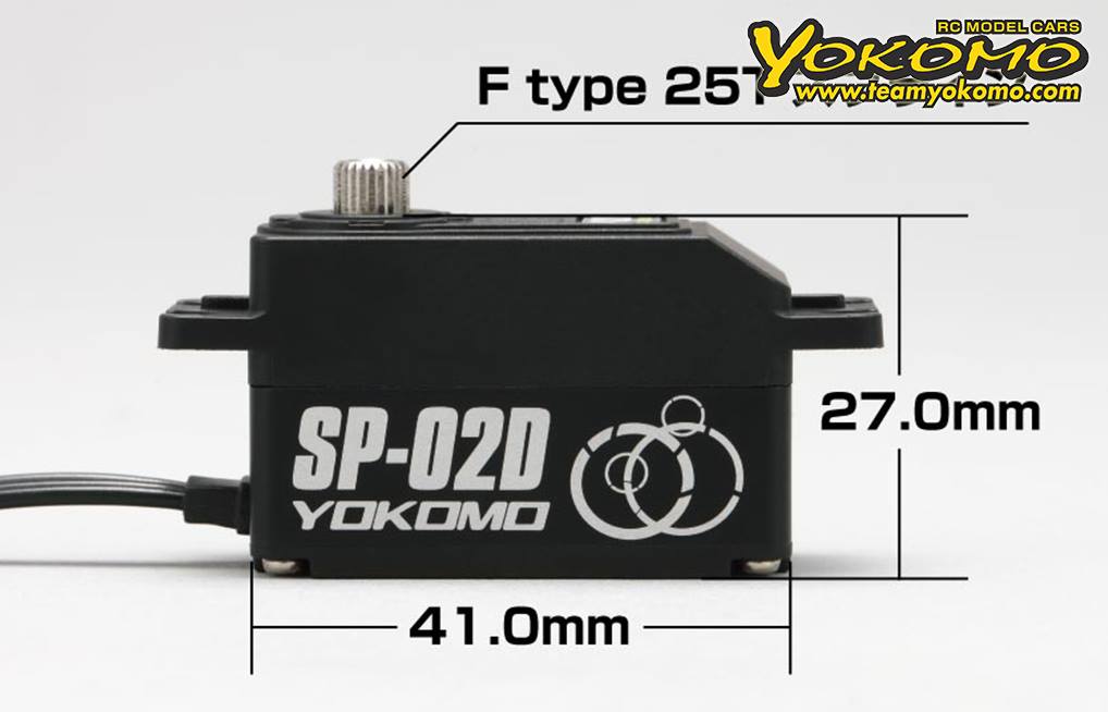 Yokomo SP-02 D V2 Programable Brushless Drift Servo (Red) [YOKSP-02DV2R - Foto 2