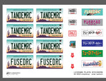 FUSEDRC TandemRC License Plates