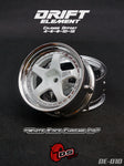 DS Racing DE-010 Wheels White Face Chrome Lip