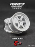 DS Racing DE-201 Wheels Drift Element II (Tri White)