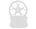 DS Racing Feathery Split Spoke Drift Rim (Matte White) (2) (6mm Offset) w/12mm Hex