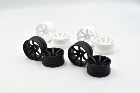 ReveD Drift Wheel JD7 (White, Offset 8, 2pcs) (RW-JD7MW8)