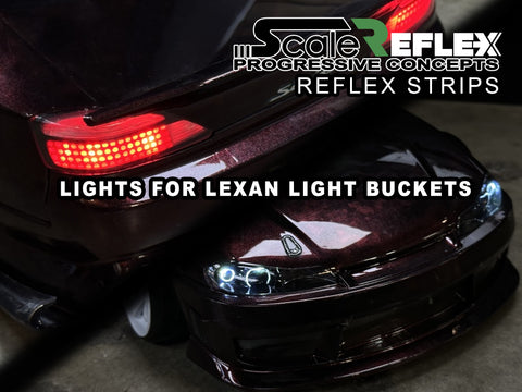 Reflex Strips – Lights for Lexan Light Buckets (Flexible, Cuttable, Flush mount) (700620)