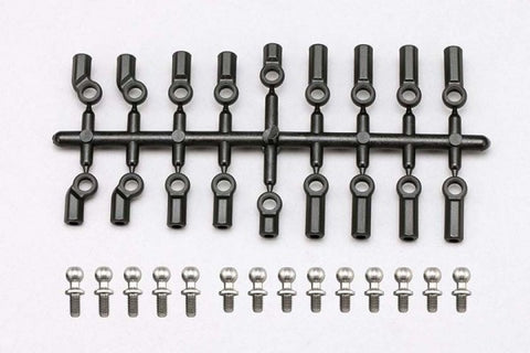 Yokomo High Precision Cutting Titanium Ball End Set 4.8